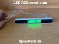 LED ambientní osvětlení RGB do USB - Bluetooth (20cm) - Video Youtube