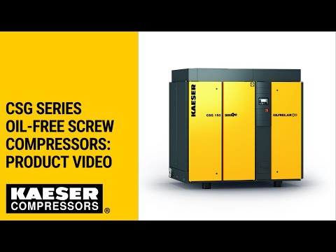 CSG Series Oil-Free Screw Compressors | Kaeser Compressors