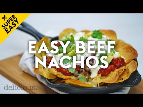 Easy Beef Nacho Recipe Ready In Minutes! | delicious. Australia