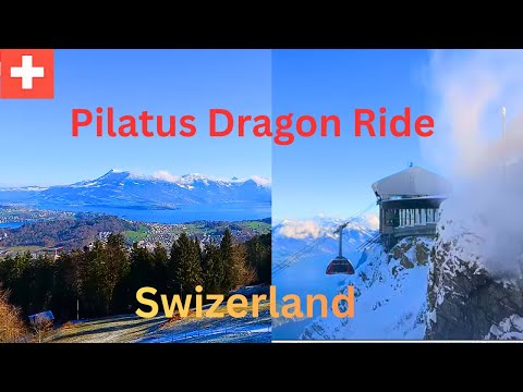 Pilatus Seilbahnfahrt live:  Kriens und Pilatus in der Schweiz - Swizerland Pilatus Gondolas Ride