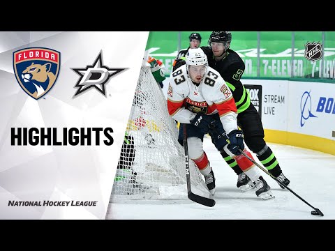 Panthers @ Stars 3/27/21 | NHL Highlights