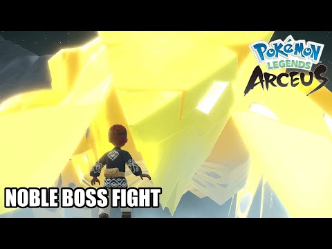 Pokemon Legends: Arceus - Avalugg Noble Boss Fight [Nintendo Switch]