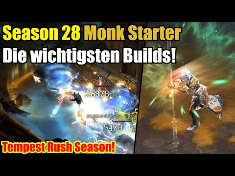 Season 28 | Monk Starter | Die wichtigsten Builds!