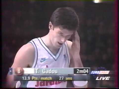 PAU ASVEL Saison régulière  3 FEVRIER 1996 LNB J20  + reportage Delaney Rudd