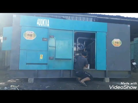 máy phát điện Nissan 400kva thùng Việt Nam đóng lại