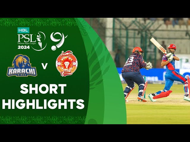 Short Highlights | Karachi Kings vs Islamabad United | Match 15 | HBL PSL 9 | M1Z2U