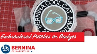 How to Make and Embroider Patches and Badges on a BERNINA