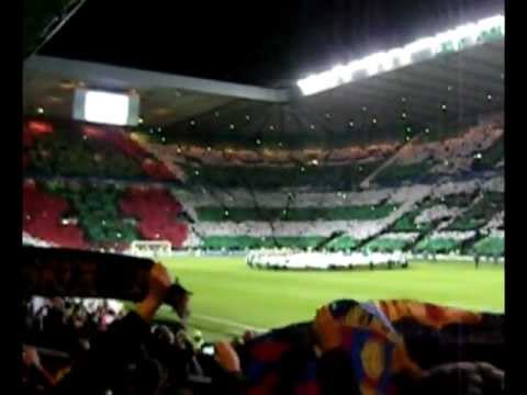 Celtic 2-1 Barcelona (View From Barca End)