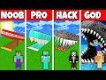 Minecraft Battle NOOB Vs PRO Vs HACKER Vs GOD UNDERGROUND HOUSE BUILD CHALLENGE In Minecraft