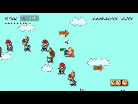 Los saltos de MARY Y BOWSER JR by Nico228 🍄 Super Mario Maker 2 ✹Switch✹ #bcs