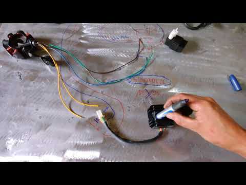 Trucos M.(4/10)Como Poner Luces Directas en moto,Sin sistema Eléctrico BIEN EXPLICADO