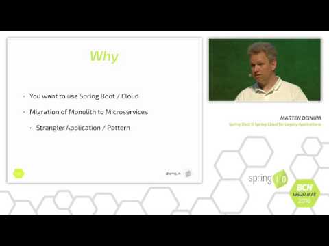 Image thumbnail for talk Spring Boot and Cloud for Legacy Applications
