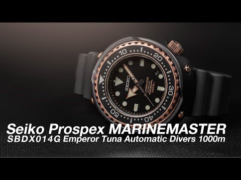 Seiko Prospex SBDX014G Emperor Tuna Marinemaster Pro Automatic Divers 1000M Black Rubber Strap-1