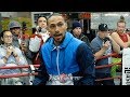KEITH THURMAN "MIKEY'S FACE LINES UP W/SPENCE'S RIGHT HOOK! CRAWFORD MORE WINNABLE FIGHT THAN ERROL"