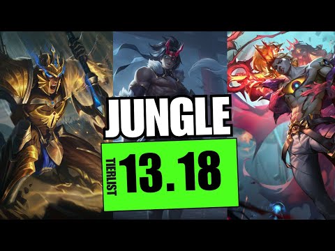 NEW 13.18 Best Junglers Tier List | Jungle League of Legends