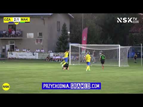 tv.nsk.pl [obrona OŻA] KS Ożarowianka Ożarów Maz. - MKS Makowianka Maków Maz 3:2 (2:1) 2025-08-15 19