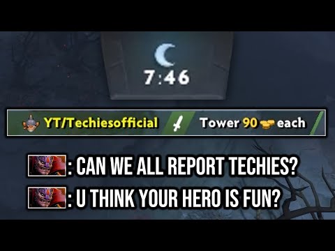 How to delete mid tower in 7Minutes? Techies for MMR not for fun!