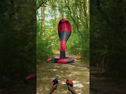 snake movie - red anaconda in the park Part #62 - Khang3d #shorts