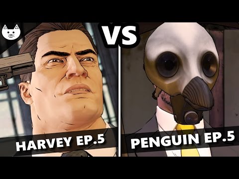 Telltale Batman Episode 5 - HARVEY BEGINNING vs PENGUIN BEGINNING - (Batman EP5 Choices)