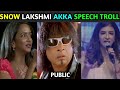 Snow Akka Funny Troll Manchu Vaari Trolls Self Dabba Troll