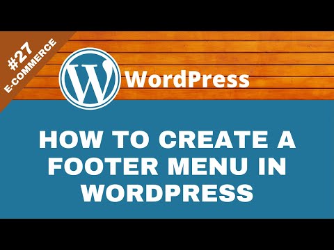 How to Create Footer Menu in WordPress eCommerce 27