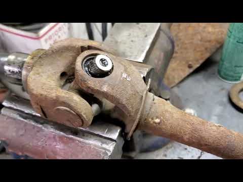 How to change axle U joints with just a hammer and screwdriver. It really works!!