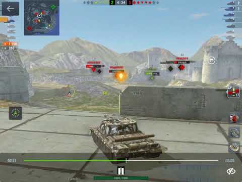 WOT Blitz - Obj 268 on NavalFrontier