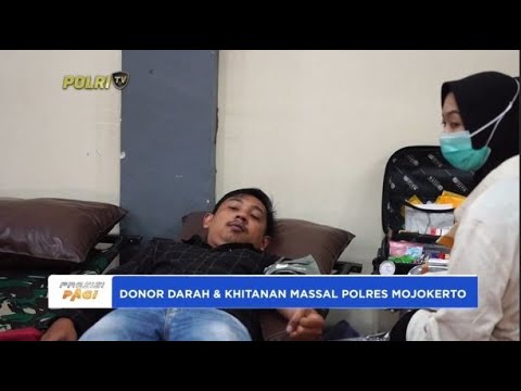 DONOR DARAH &amp; KHITANAN MASSAL POLRES MOJOKERTO
