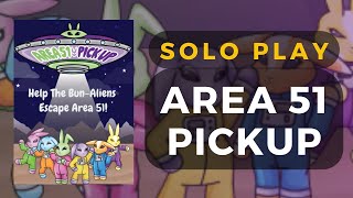 Area 51 Pick Up Board Game Solo Gameplay | DaniCha