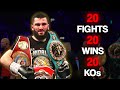 20 Fights 20 Wins 20 KOs Artur Beterbiev Highlights