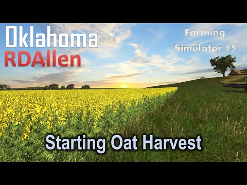 Starting Oat Harvest | E7 Oklahoma | Farming Simulator 15