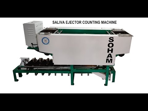 Counting machine for saliva ejector