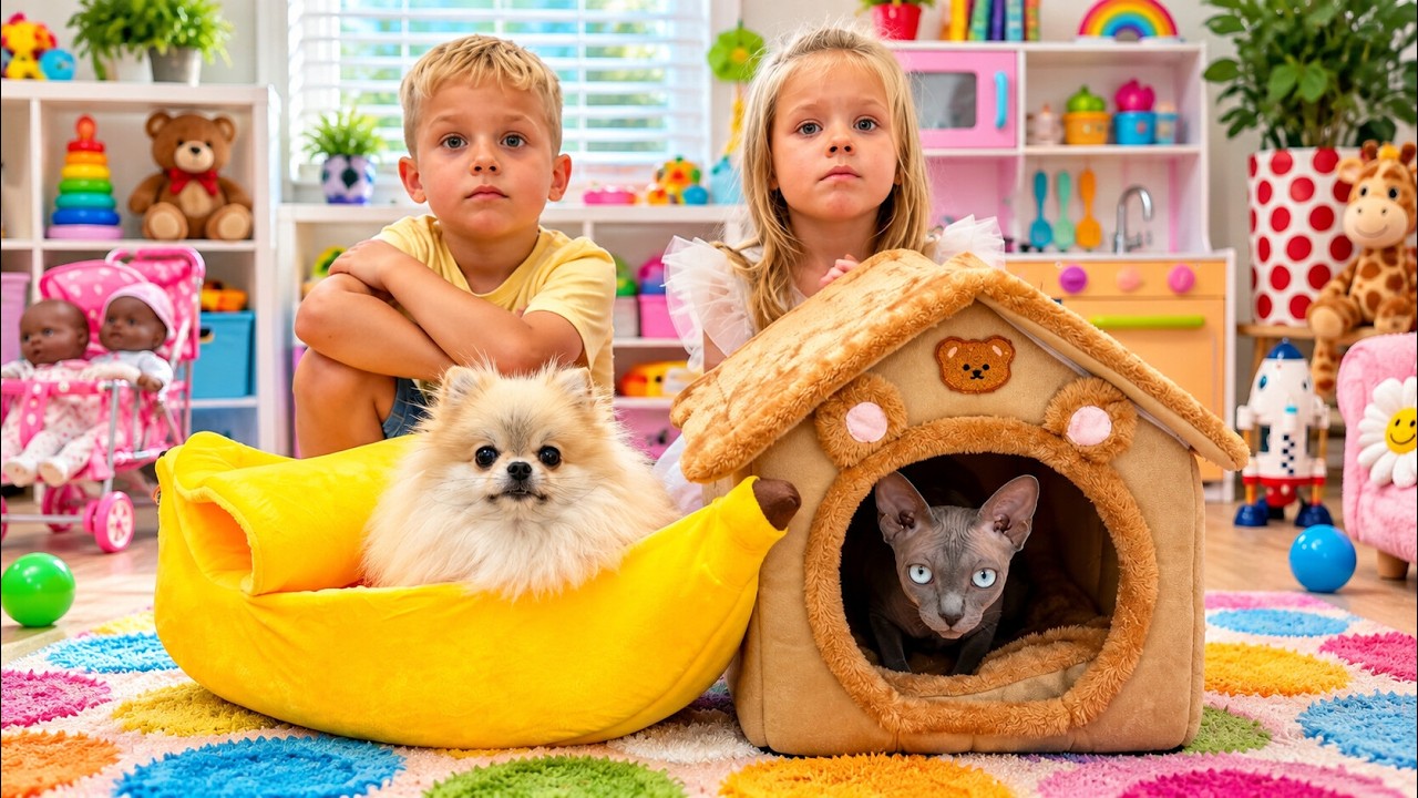 Naomi and David Both Want the Kitty