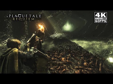 The Largest Rat Nest Scene - A Plague Tale: Requiem | Game CLIP 4K UHD 60fps