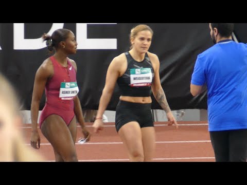 Dina Asher Smith (GBR) 60 m 7.12 1st Place Heat 2 Meeting Belgrade 2023