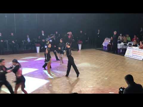 Stars Festival Awards 2019 Roman Kubyk and Oleksandra Zelenova Youth 1 1/2F  Samba