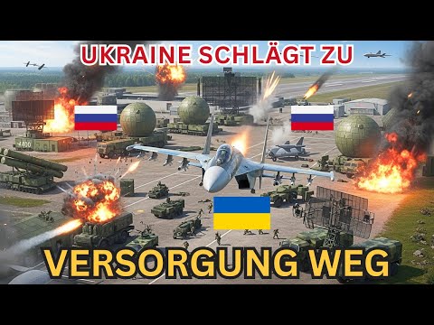Die Ukraine greift einen russischen Stützpunkt mit Kampfjets an – DANN passiert das.