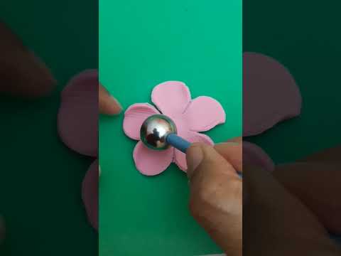 fondant flower making tutorial #fondant #fondantcake #fondantflower #cakedecorating