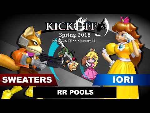 Kickoff - Spring 2018 - Melee Singles - Sweaters (Fox) VS Iori (Peach) - RR Pools