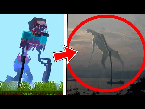 Minecraft Mobs CAPTURED IN REAL LIFE 😱