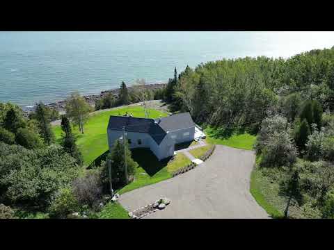 Vue aérienne Domaine Les Capelans de Charlevoix (St-Irénée)