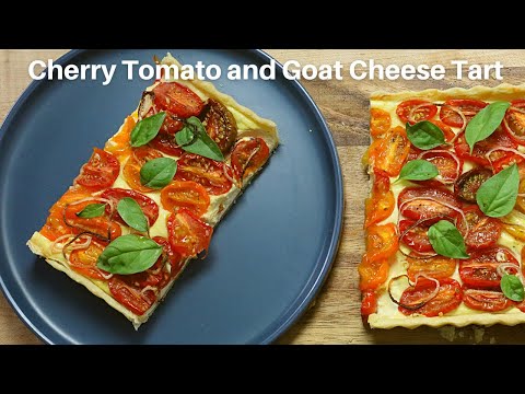 How to Make Tomato and Goat Cheese Tart #tomato #tart #goatcheese