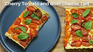 How to Make Tomato and Goat Cheese Tart #tomato #tart #goatcheese