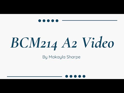 BCM214 A2 Video