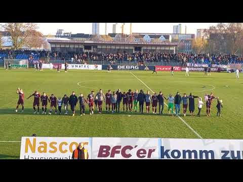 BFC Dynamo - FC Energie Cottbus Siegesfeier BFC Dynamo 13.11.22