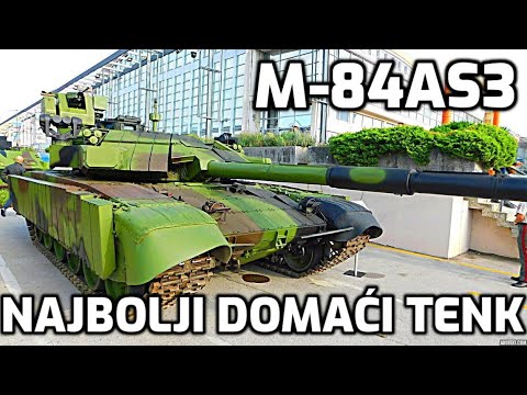 Modernizovani domaći tenk M-84AS3 Modernized Serbian MBT