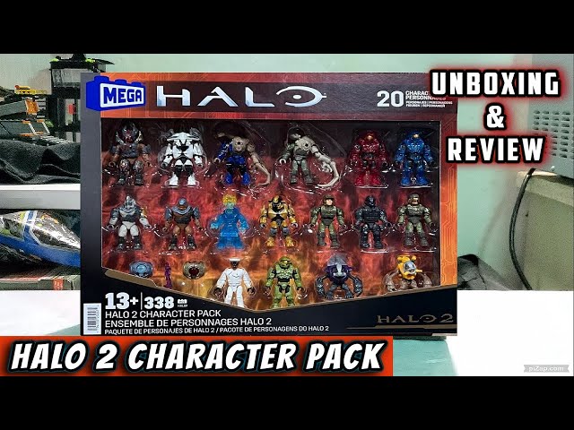 Vídeo relacionado con Mega Halo, Conjunto de construcción con Figuras de acción, Pack de Personajes con 339 Piezas, articulación Que Puede Adoptar Poses, 5cm de Altura, Coleccionable para niños y niñas o Adultos, HXL07