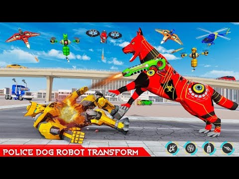 Flying Police Dog Robot Games | TOP TRENDING  NEW ANDROID GAMES  2022 :