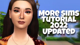 How To Have More Than 8 Sims Per Household UPDATED 2022 TUTORIAL For The Sims 4