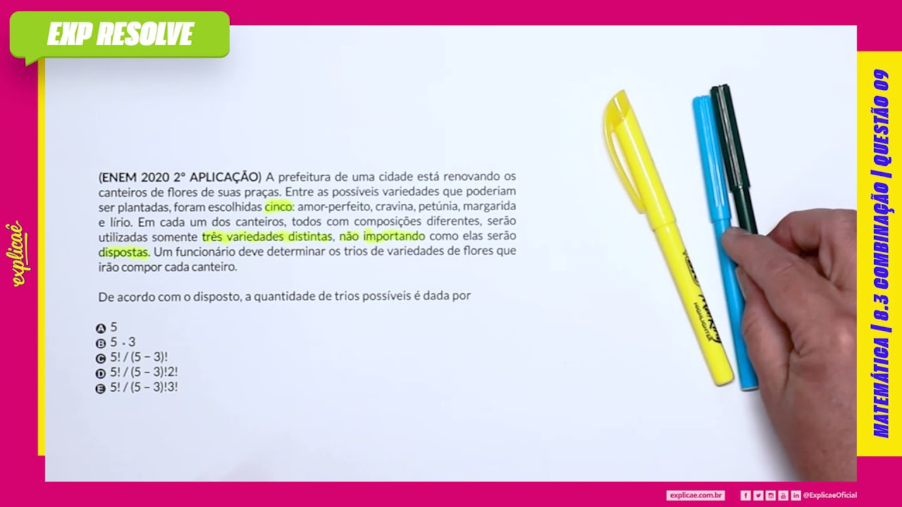 A PREFEITURA DE UMA CIDADE ESTÁ RENOVANDO OS CANTEIROS DE FLORES DE SUAS PRAÇAS (...) | COMBINAÇÃO